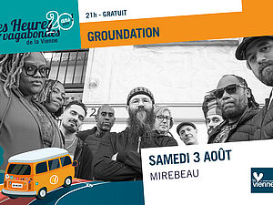 Concert de Groundation le 3 août à Mirebeau  - Agrandir l'image (fenêtre modale)