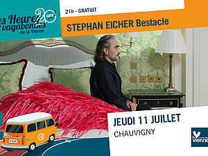 Concert de Stephan Eicher le 11 juillet à Chauvigny - Agrandir l'image (fenêtre modale)