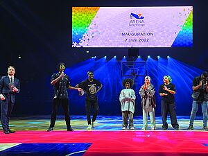 5 danseurs et influenceurs présents lors de l'inauguration - Agrandir l'image (fenêtre modale)