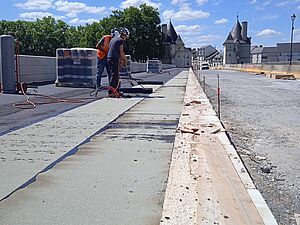 Mise en oeuvre de l'étanchéité au printemps 2022.